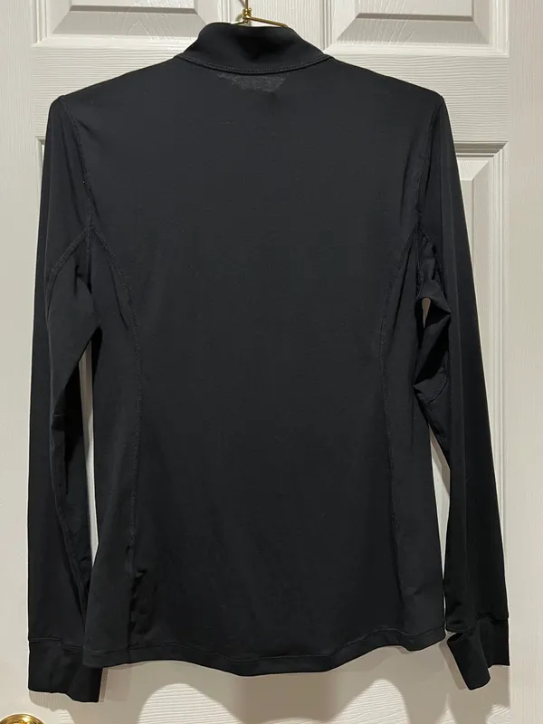 Paradox Women's Black Merino Blend Top Size Medium Long Sleeve With Thumbholes - Image 5