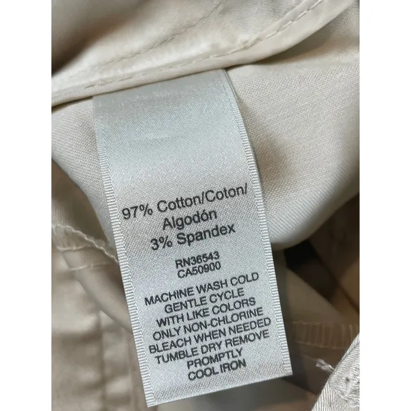 Van Heusen Studio City Short Modern Fit Bermuda Length Beige NWT Size 14 - Image 9