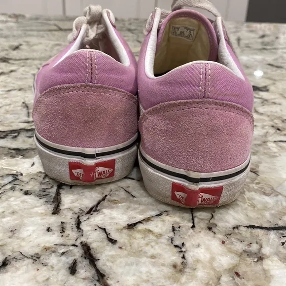 Old Skool‎ Vans -pink/purple- women’s size 7.5 - Image 4