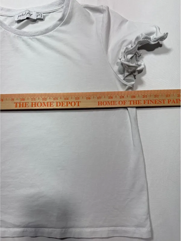 petal + pup White Ruffle Sleeve Tee - Size AU/UK 10 (US 6) - Image 5