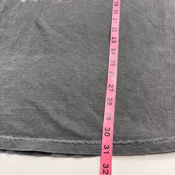 Imperfect Speak Now tshirt 100%‎ cotton Comfort Colors 2XL graphic tshirt grey - Image 5