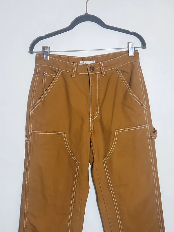 BDG Urban Outfitters Womens Golden Brown Carpenter Utility Pants Size 26 - Image 2