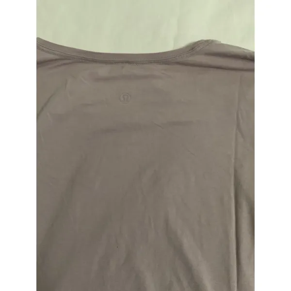Lululemon Dusty Mauve Pima Cotton Scoop Neck Short Sleeve Tee Size 6 - Image 5