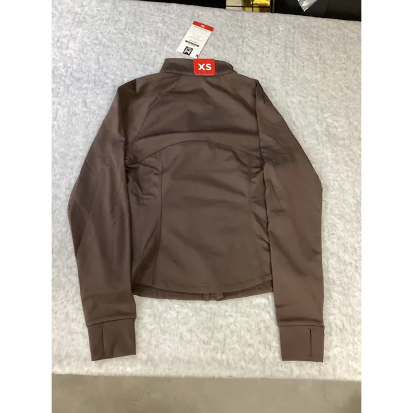 Members Mark Womens Extra-Warm Jacket Brown XS Full Zip Thumbholes‎ NWT - Image 4