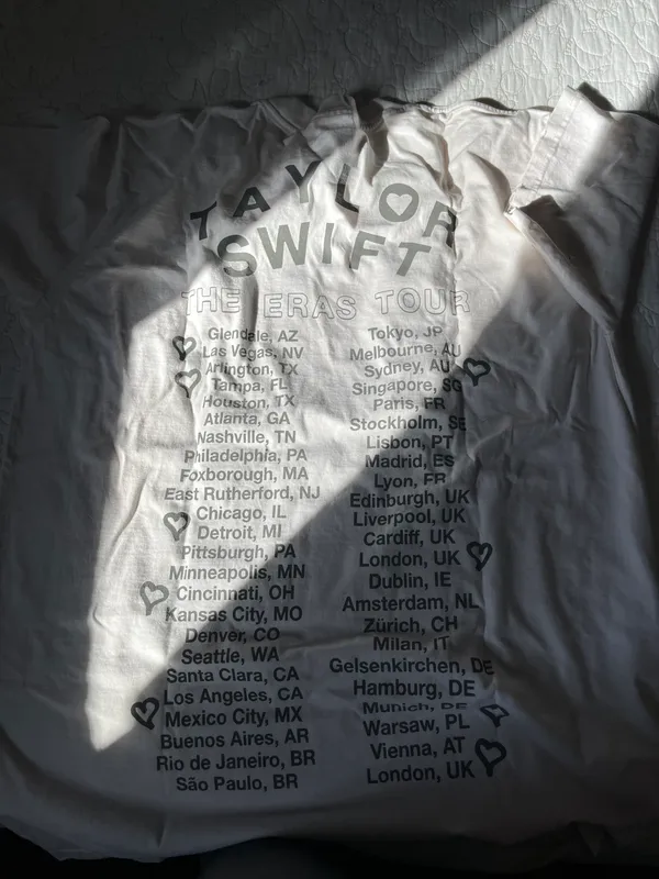 Taylor Swift Taylor Eras Tour Shirt - Image 2