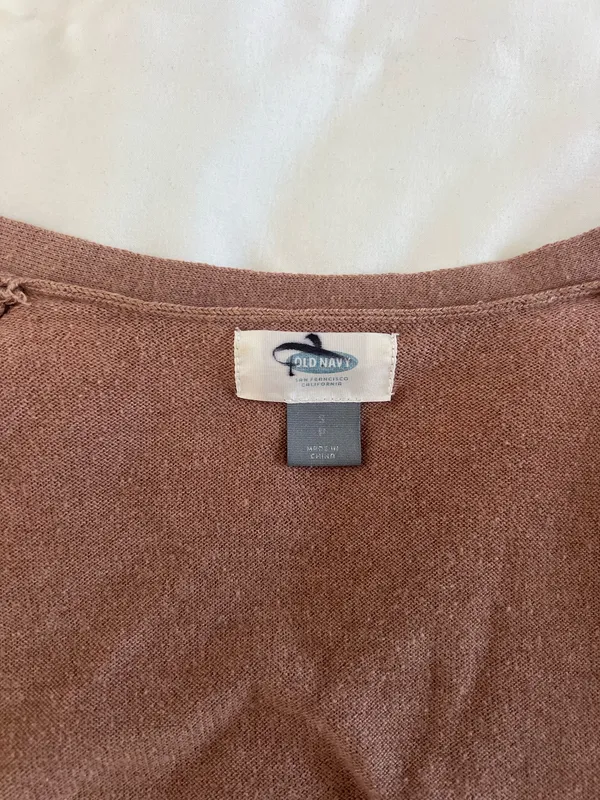 Old Navy Brown Sweater Knit Cardigan - Image 3