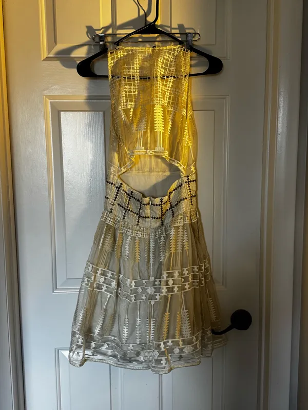 Sass & Bide Dress Yellow Size 2 - Image 3