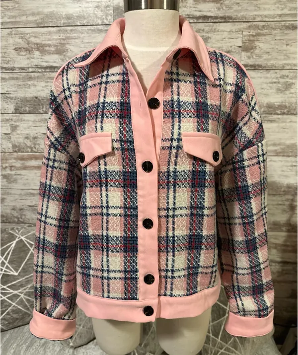 Plaid Boutique Button-Up Shacket  - Image 2