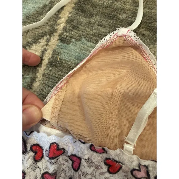 Hanky Panky Signature Lace Padded Bralette Heartbeat $70 NEW - Image 6