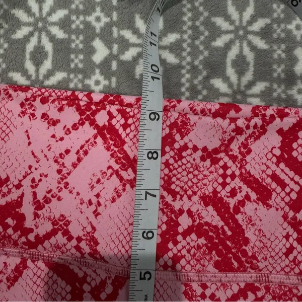 Fabletics Define PowerHold High-Waisted Capri Persimmon Phyton XXS‎ Activewear - Image 9