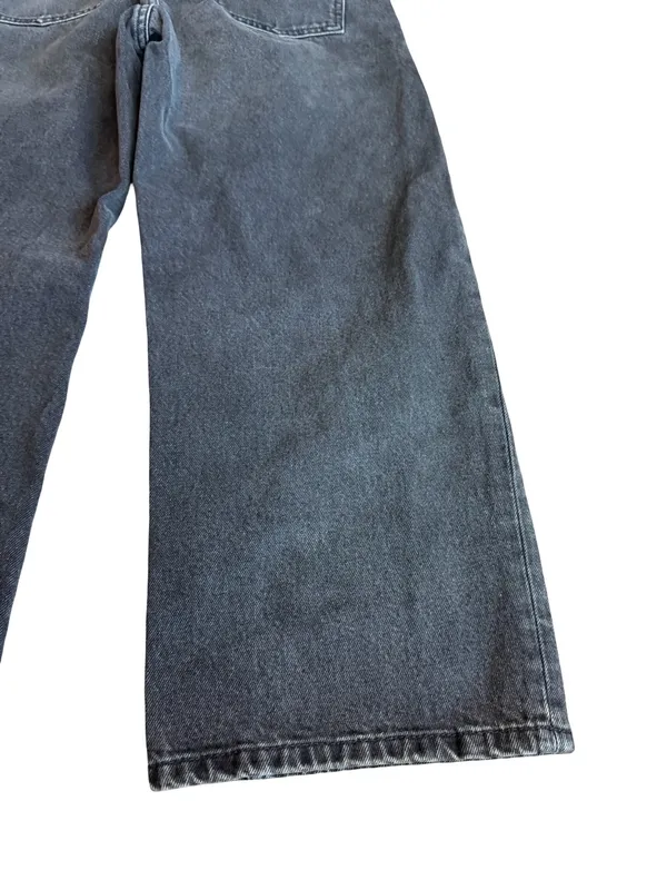 We The Free Washed Black Wide Leg Dropped Boyfriend Jeans Denim Size 28 Women's - Image 12
