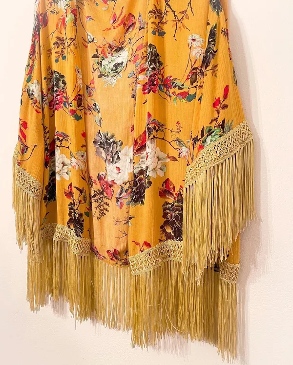 Floral Kimono Yellow - Image 3