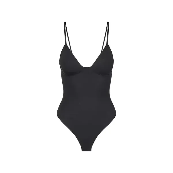 NWT Skims Cotton Shapewear Thong Bodysuit XS - Image 2