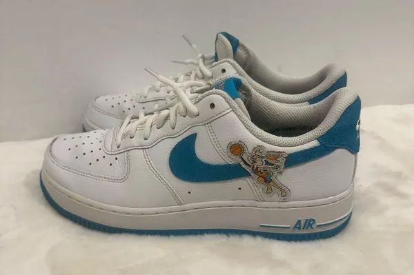 Nike Air Force one shoes! Bugs and Lola Space Jam limited edition sneakers! - Image 10