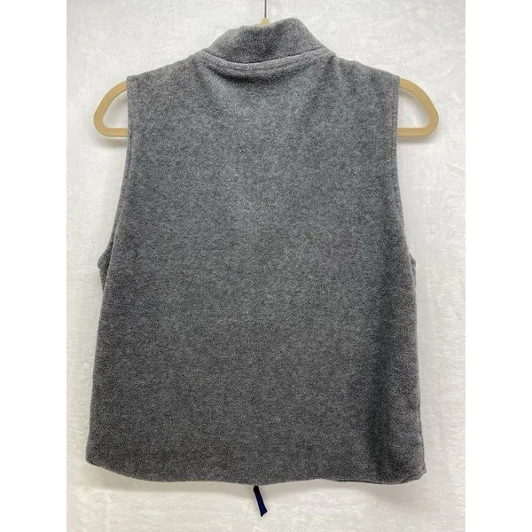 Columbia Suburban‎ Gray Fleece Hiking Zip Up Vest Womens Size M Polyester/Rayon - Image 6