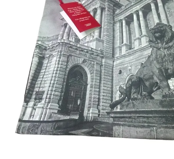 Viking Travel Bag Tote Adjustable Pull Straps Vienna Statue NWT New - Image 4