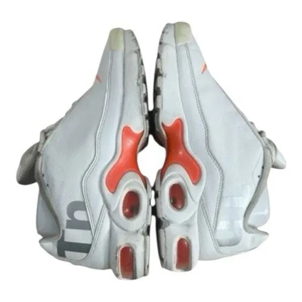Nike Air Max Plus TN SE GS Kids Sneakers Size 7Y White Silver Orange AR0005-100 - Image 5