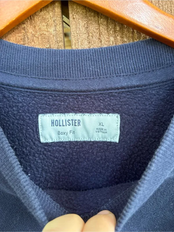 Hollister Boxy Fit Navy Blue Cartoon Tom and Jerry Crewneck - Image 3