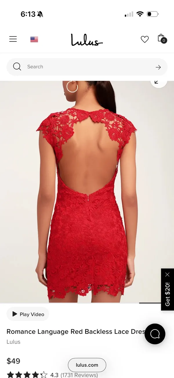 Lulus Dress Mini - Image 3