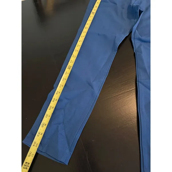 Old Navy Pixie Ankle Pants Blue Mid-Rise Slim Trousers 379641-11-1 Size 2 - Image 2