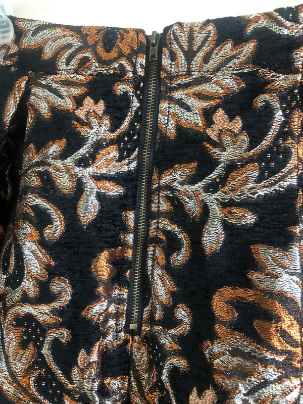 Gianni Bini Lordice Skirt Formal Metallic Embroidered - Image 3