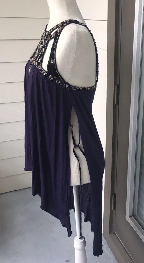 Free People purple vision quest embellished top - Image 7