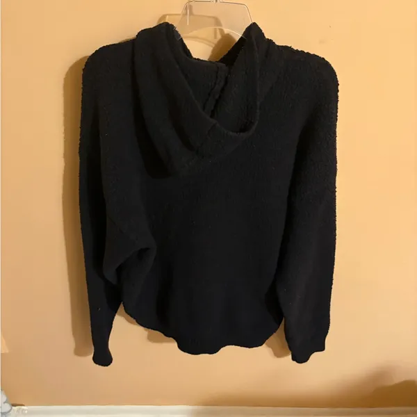 Skims Cozy Unisex Hoodie in Black - Image 4