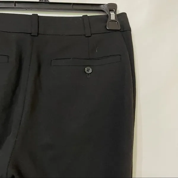 Club Monaco Black Wide Leg Trouser Dress Pants Womens 4 Preppy Career - Image 7