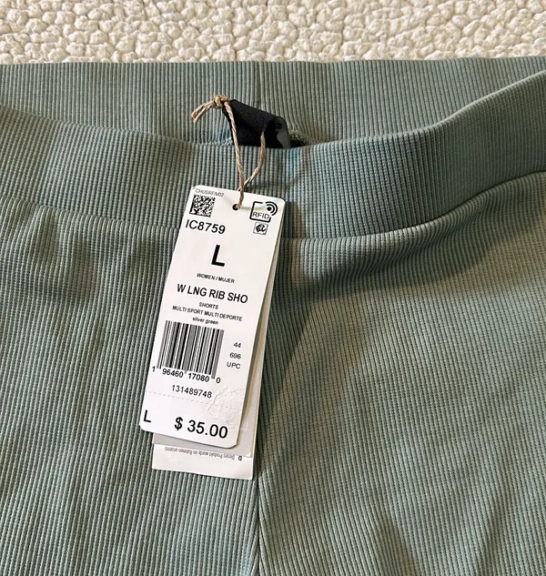 Adidas W LONG RIB SHORTS - Image 2