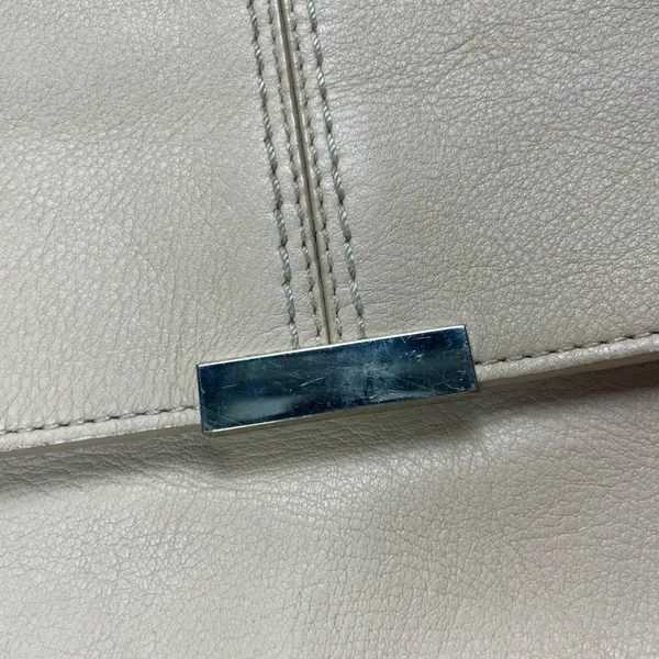 & Other Stories‎ Soft Pink Leather Rectangular Clutch Purse - Image 7