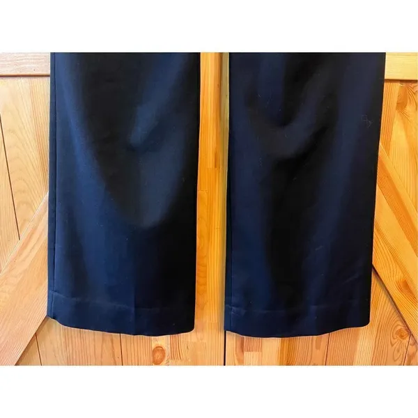 White House Black Market Size 4R Flare Leg Dress Pants Womens Stretch Black (299 - Image 5
