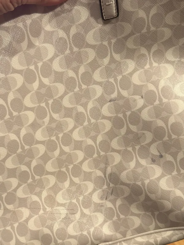 Coach Park Cream C Monogram Signature Canvas City Shopper Tote Bag - Image 8