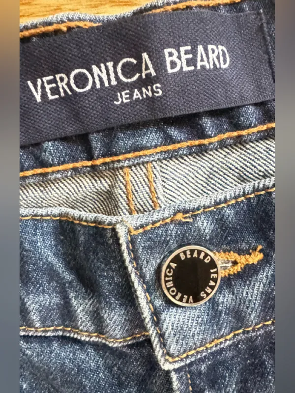 Veronica Beard 100% Cotton Woman’s Straight-Leg Indigo Jeans Size 32 - Image 6