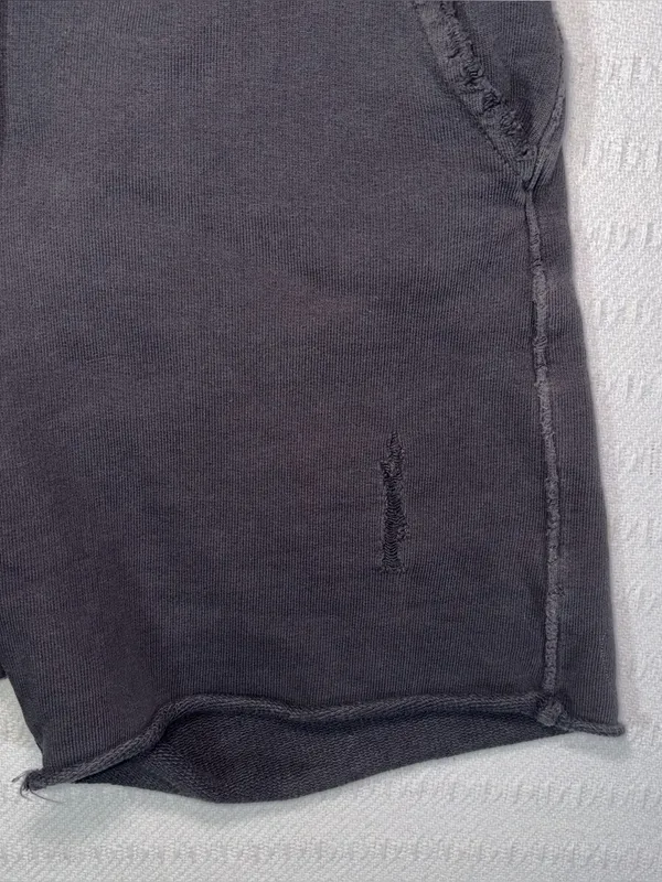 Frank & Eileen Tee Lab Womens Distressed High Waisted Terry Shorts Size S Lounge - Image 3