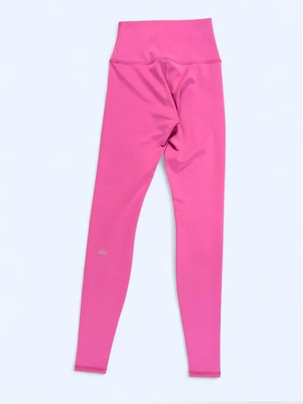 Alo Yoga Full High Waist Airlift legging pink activewear yoga Pilates training - Image 5