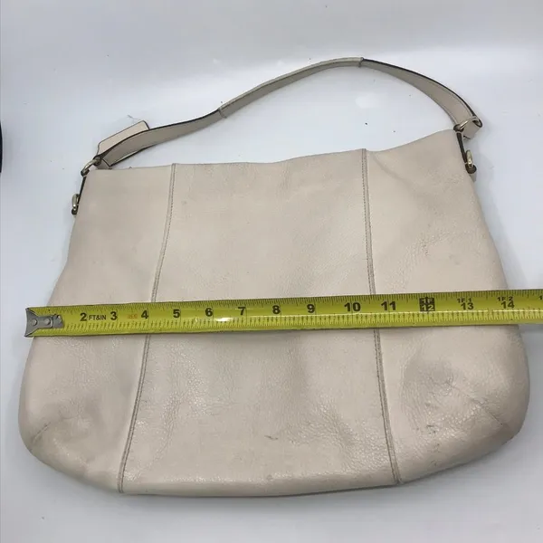 COACH White Medium Leather Handbag - Image 4