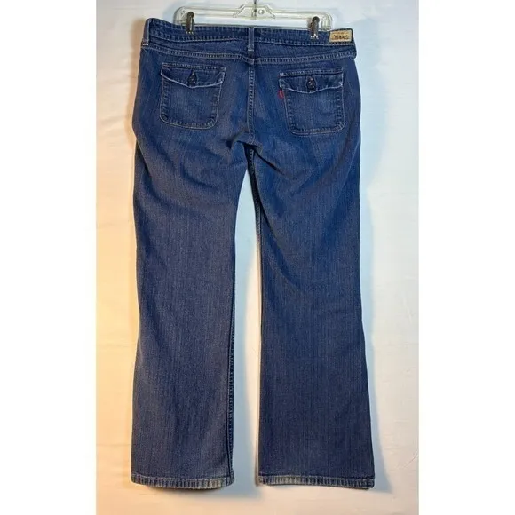 Levis Jeans Women Low Boot Cut‎ 545 Medium wash Blue Jeans 16M - Image 2