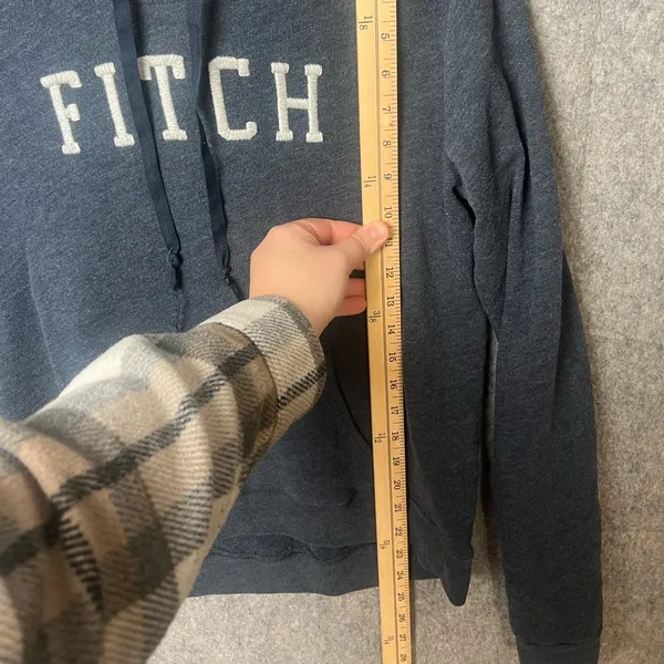 Abercrombie & Fitch Woman Medium Blue pullover‎ Hoodie Sweater - Image 6