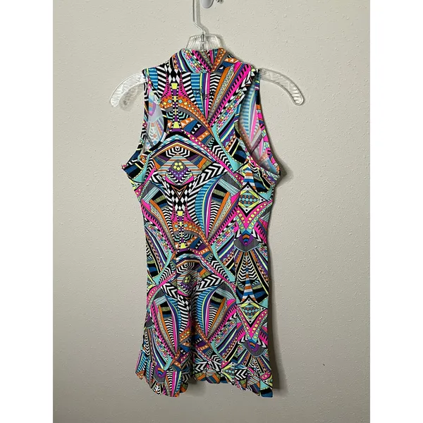 Tzu Tzu multi color neon golf dress‎ -xs - Image 2