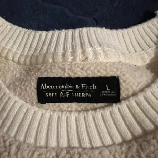 Abercrombie large‎ Sherpa sweater - Image 7