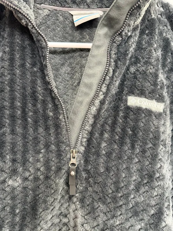 Columbia Ruby Lake Plush Half Zip Fleece S Gray - Image 5