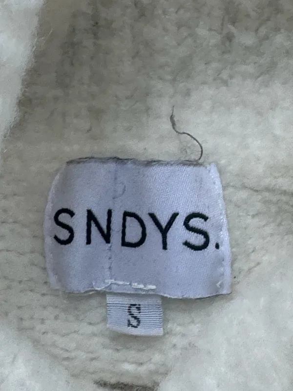 SNDYS Winnie Jumper Oversized Turtle Neck White Small - Image 4