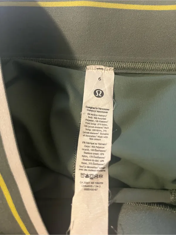 Lululemon Varsity High-Rise Pleated Tennis Skirt * Tipping Stripe - Image 9