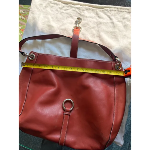 Marc Jacobs Collection Burnt Orange Leather Hobo Shoulder Bag Large - Image 8