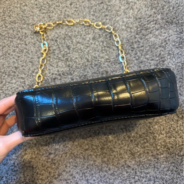 SheIn Black Embossed Purse - Image 3