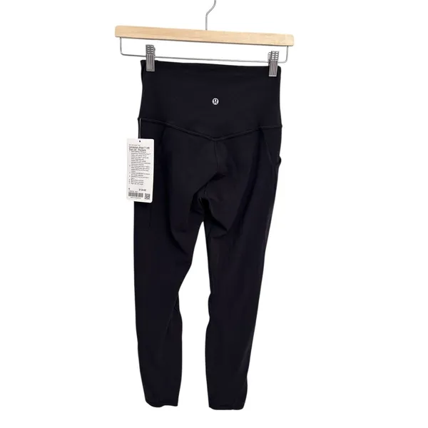 NWT lululemon Align HR Pant 25" *Pockets size 6 black Authentic - Image 2