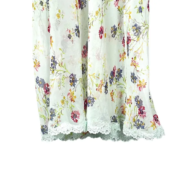 Victoria's Secret Sheer Floral Lace Chemise Nightie Women's‎ Small Mint Green - Image 6
