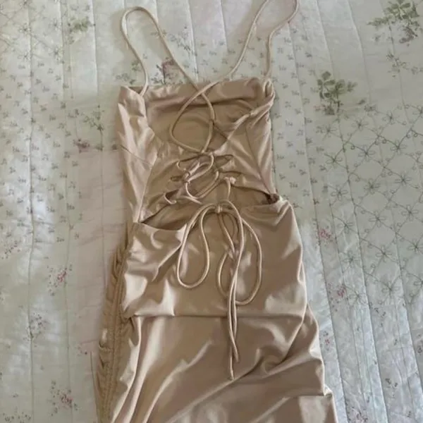 Princess Polly Nude Bodycon Dress - Size Small - Image 4