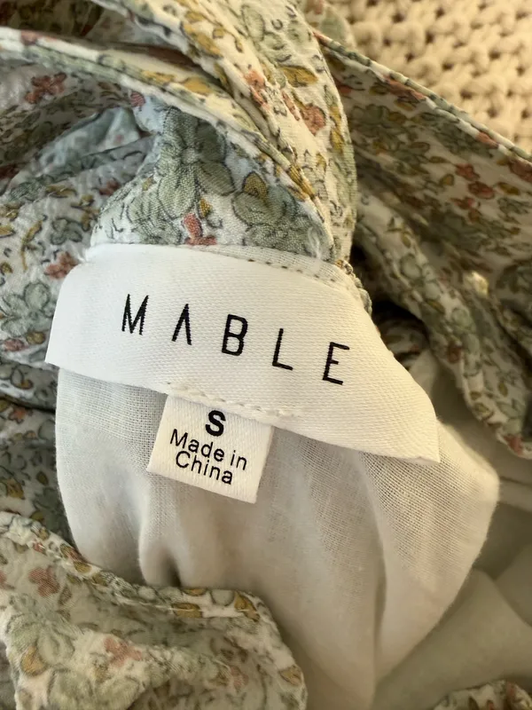 MABLE floral dress Gray - Image 3