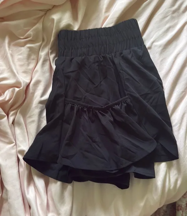 Black Amazon Athletic Shorts - Image 2